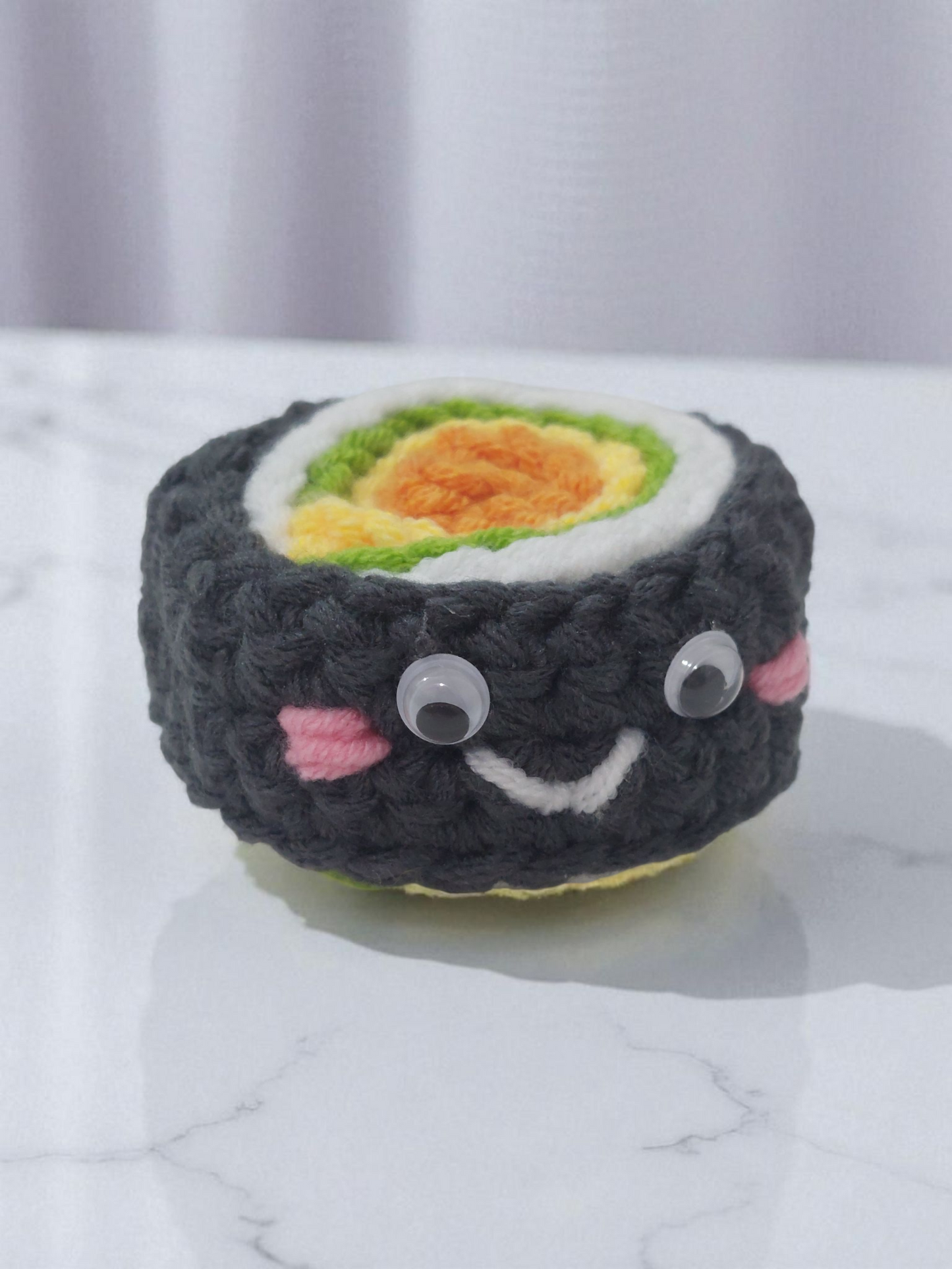 Fun crochet - California Roll Sushi Basic Crochet Class ** Popular π (Coporate workshops & Events