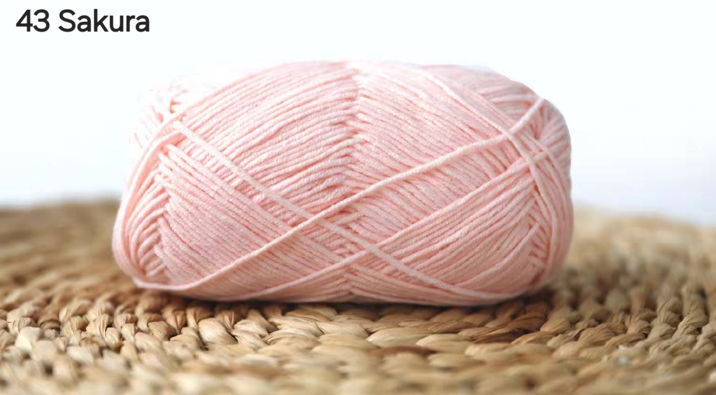 4ply Milk Cotton 雪妃尔萌娃娃