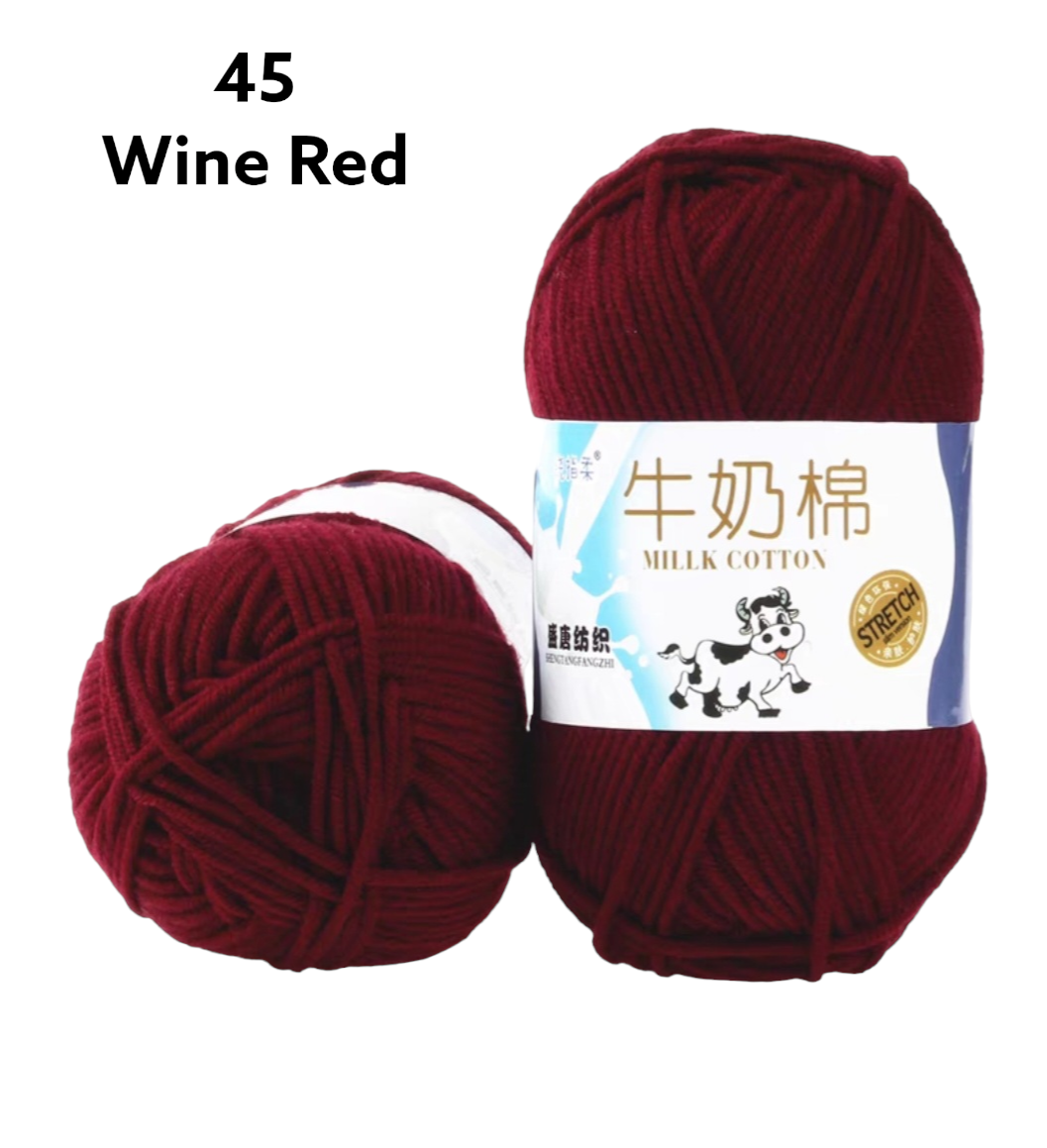 5ply Milk Cotton Yarns