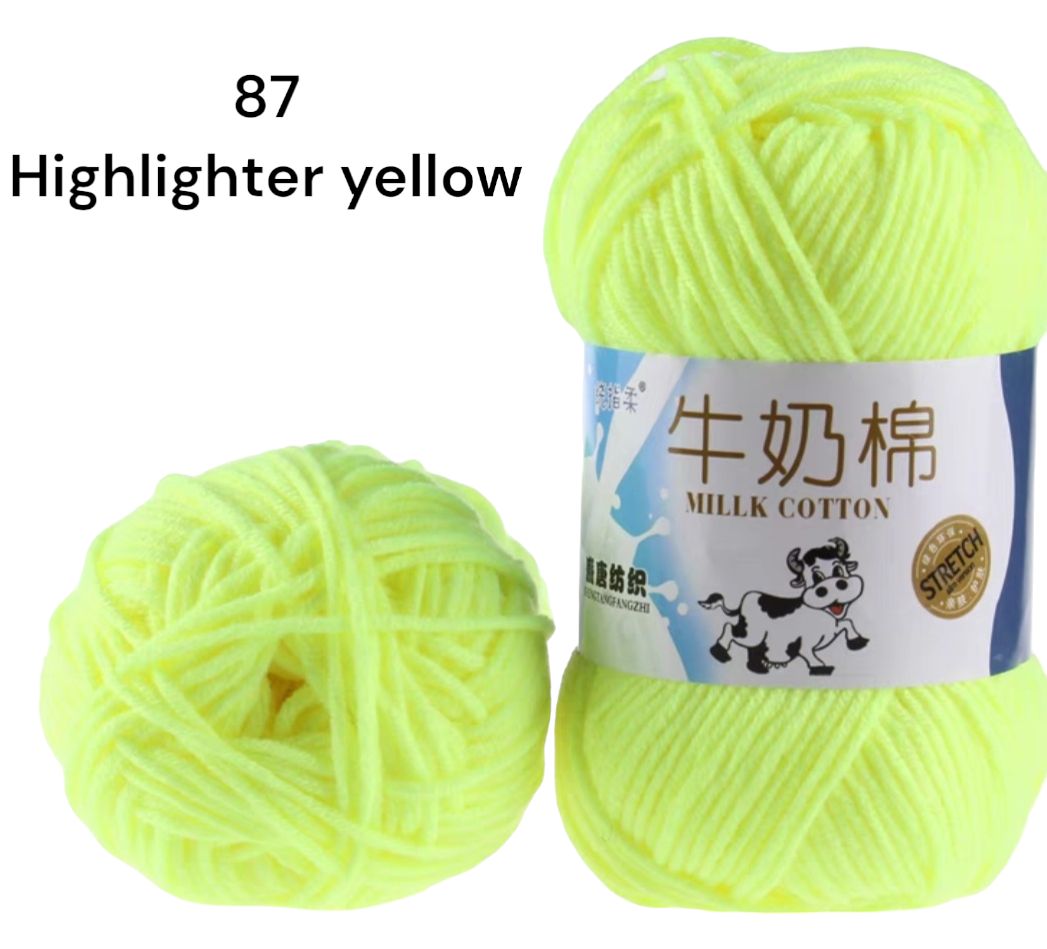 5ply Milk Cotton Yarns