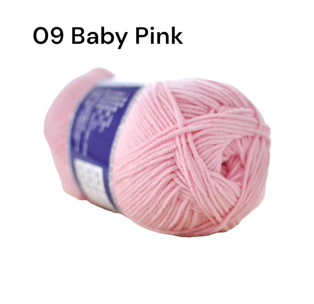 5ply Milk Cotton Yarns 100grams 雪妃尔 series