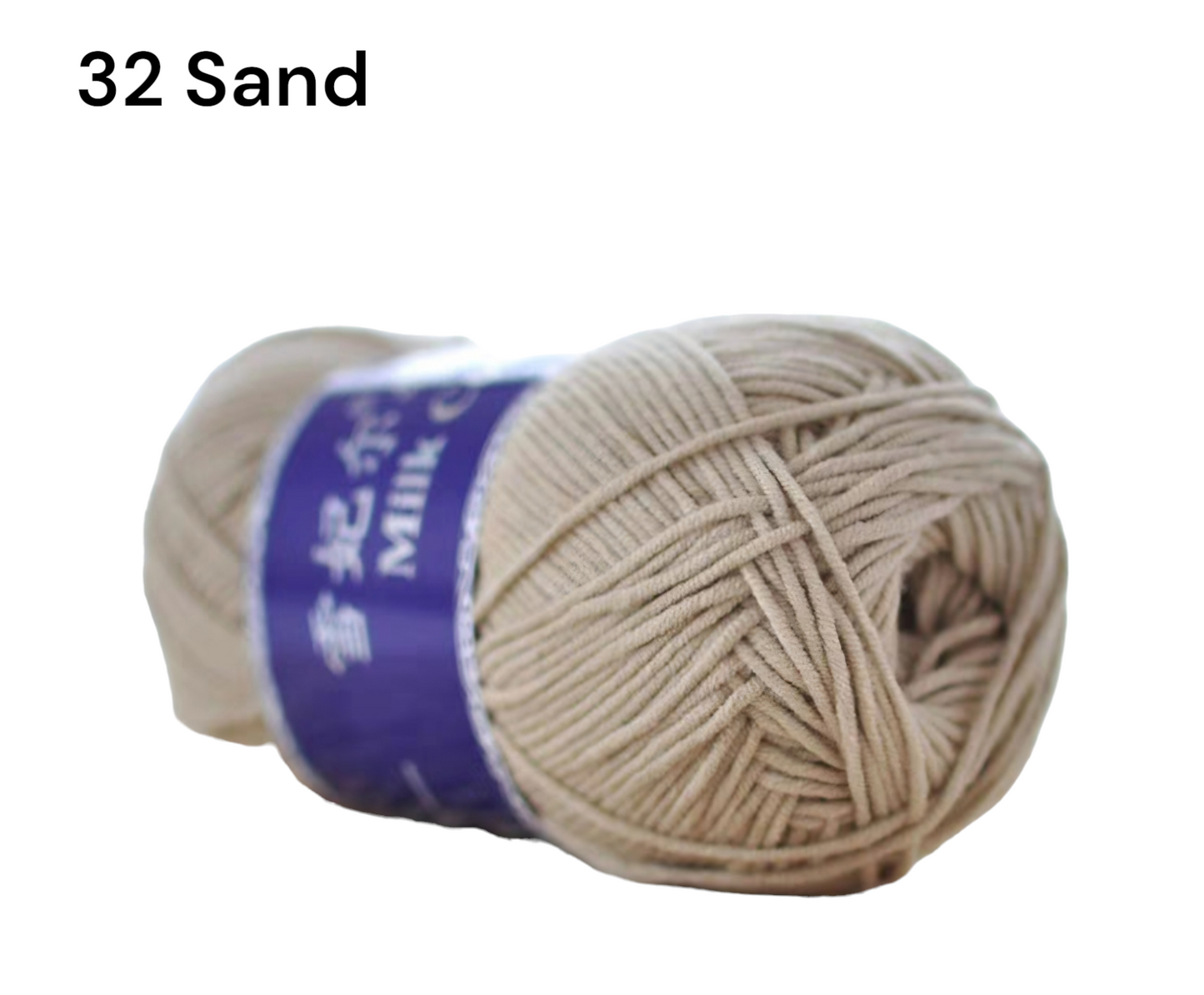 5ply Milk Cotton Yarns 100grams 雪妃尔 series