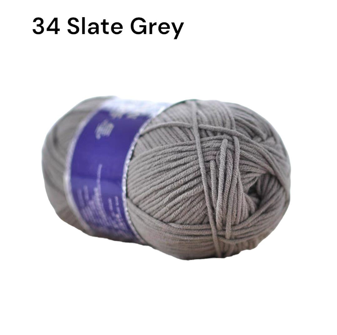 5ply Milk Cotton Yarns 100grams 雪妃尔 series