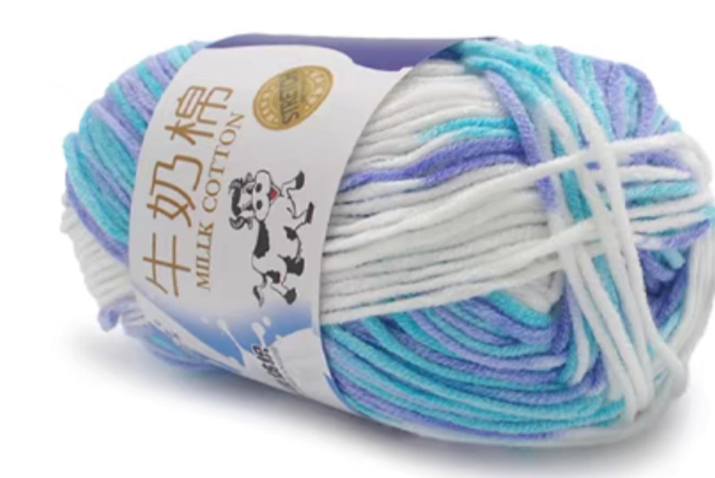 5Ply Milk Cotton Rainbow Color series