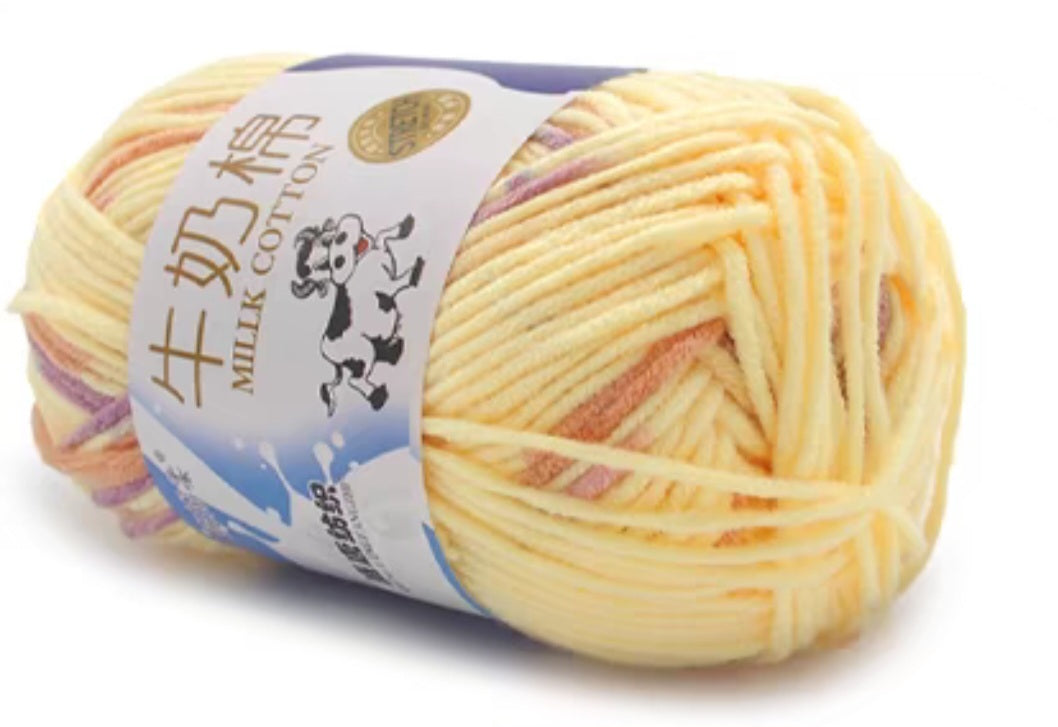5Ply Milk Cotton Rainbow Color series