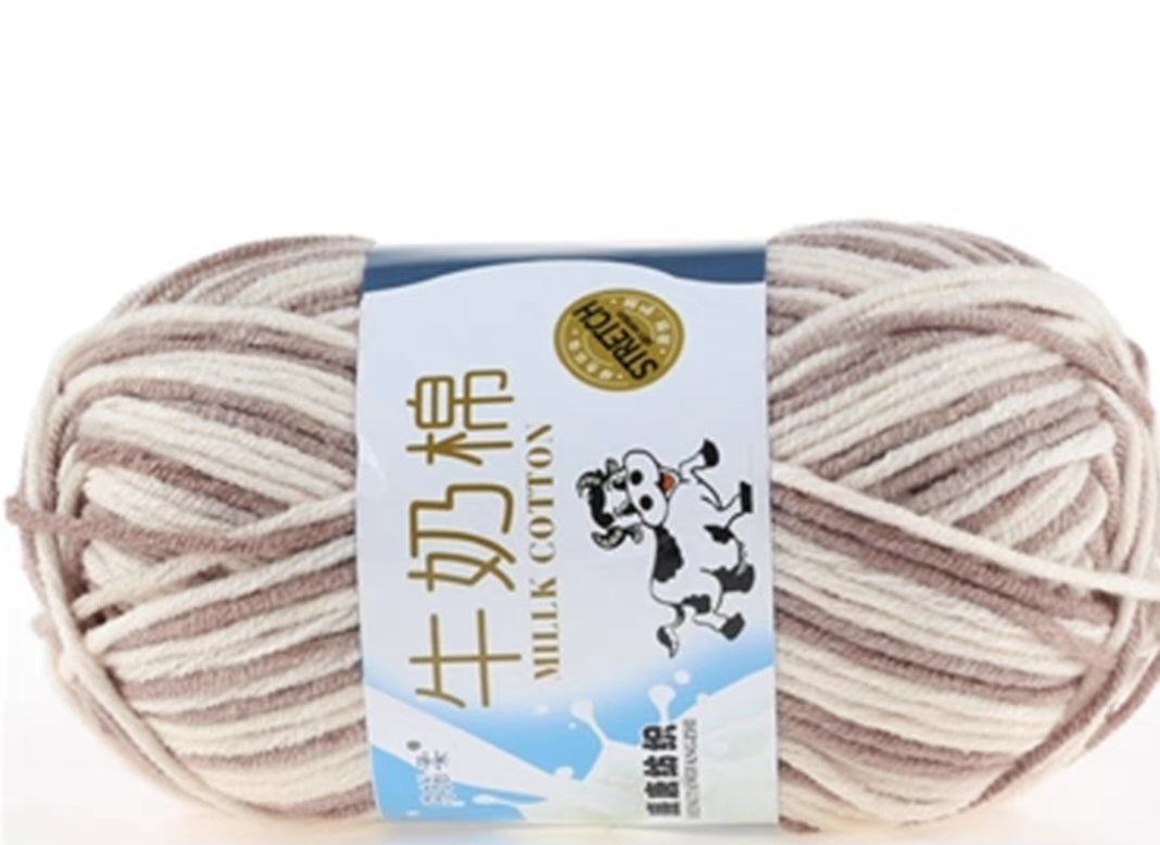 5Ply Milk Cotton Rainbow Color series